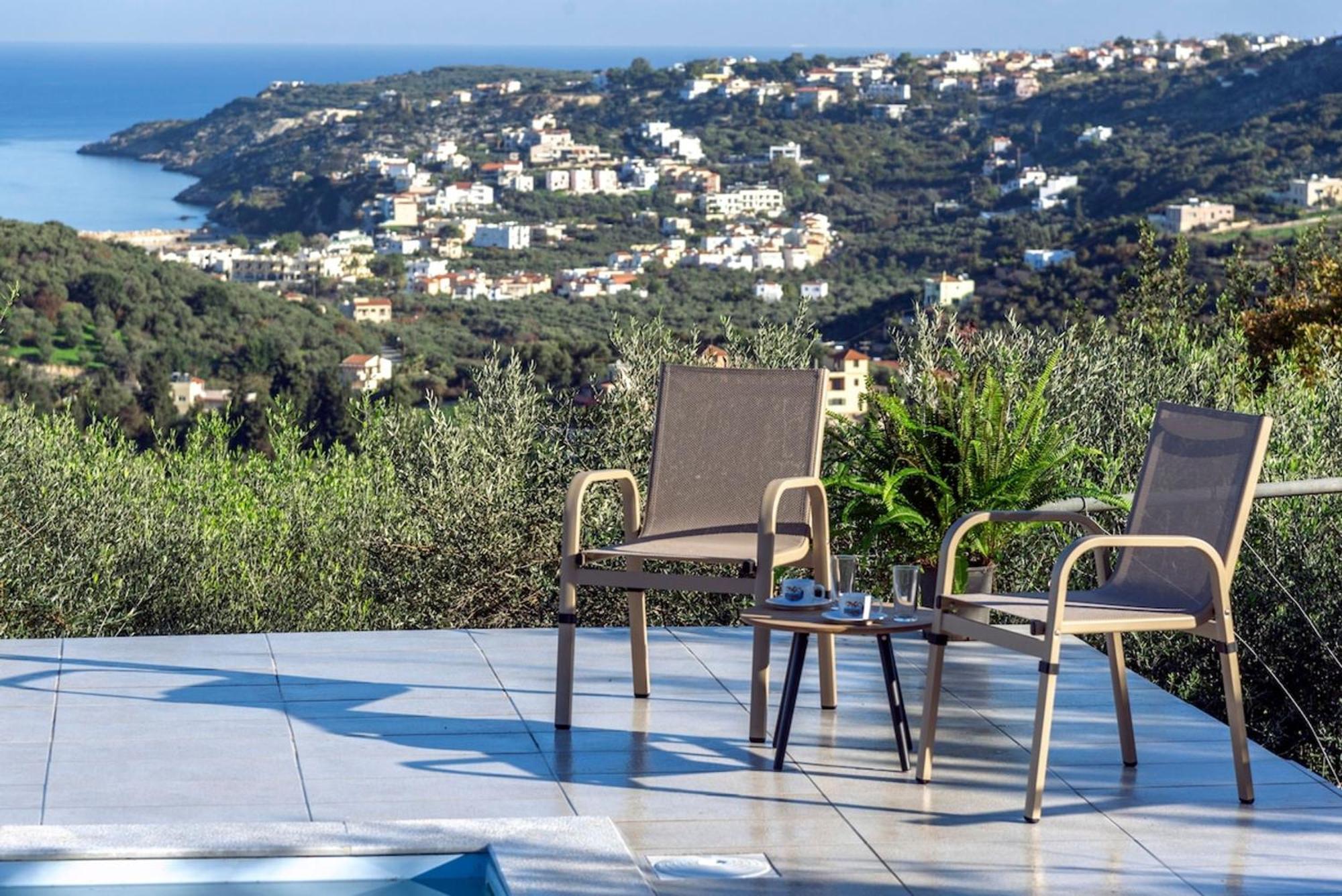 Villa Konstantinos Hilltop Vineyard Escape 알미리다 외부 사진