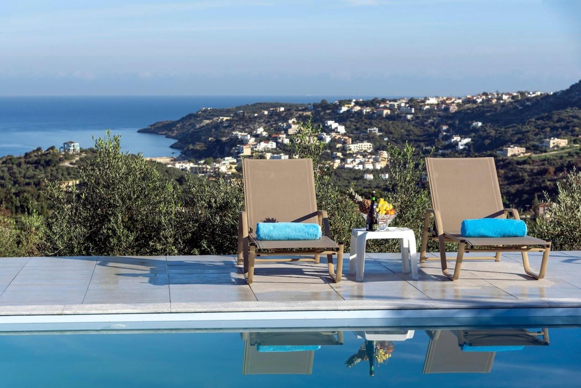 Villa Konstantinos Hilltop Vineyard Escape 알미리다 외부 사진