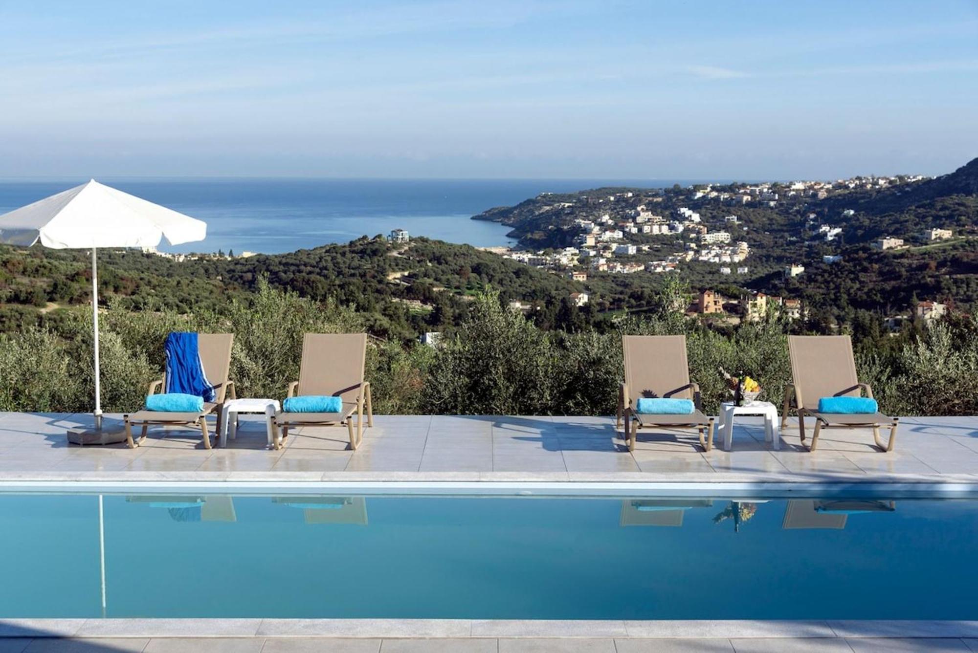 Villa Konstantinos Hilltop Vineyard Escape 알미리다 외부 사진