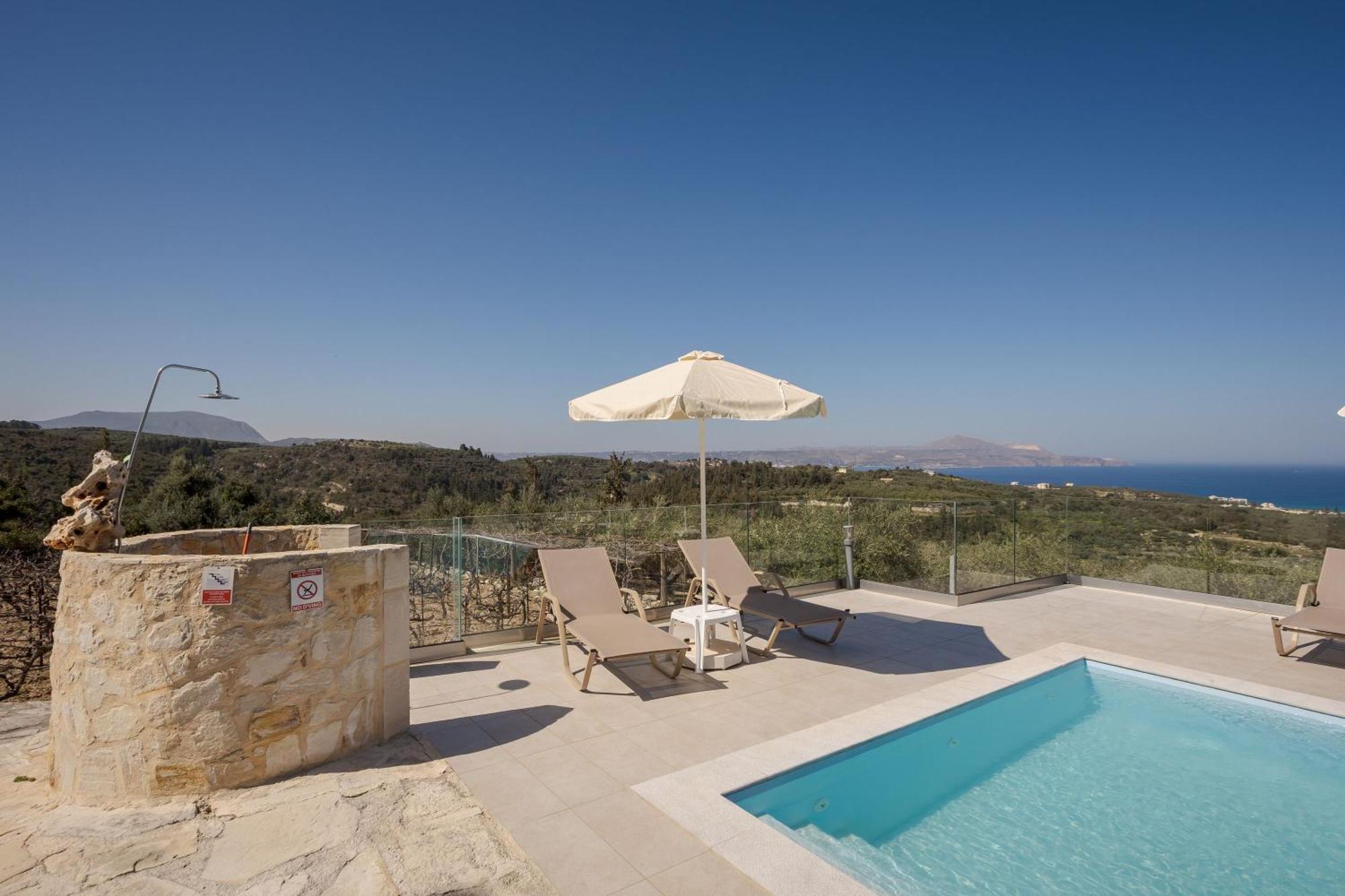 Villa Konstantinos Hilltop Vineyard Escape 알미리다 외부 사진
