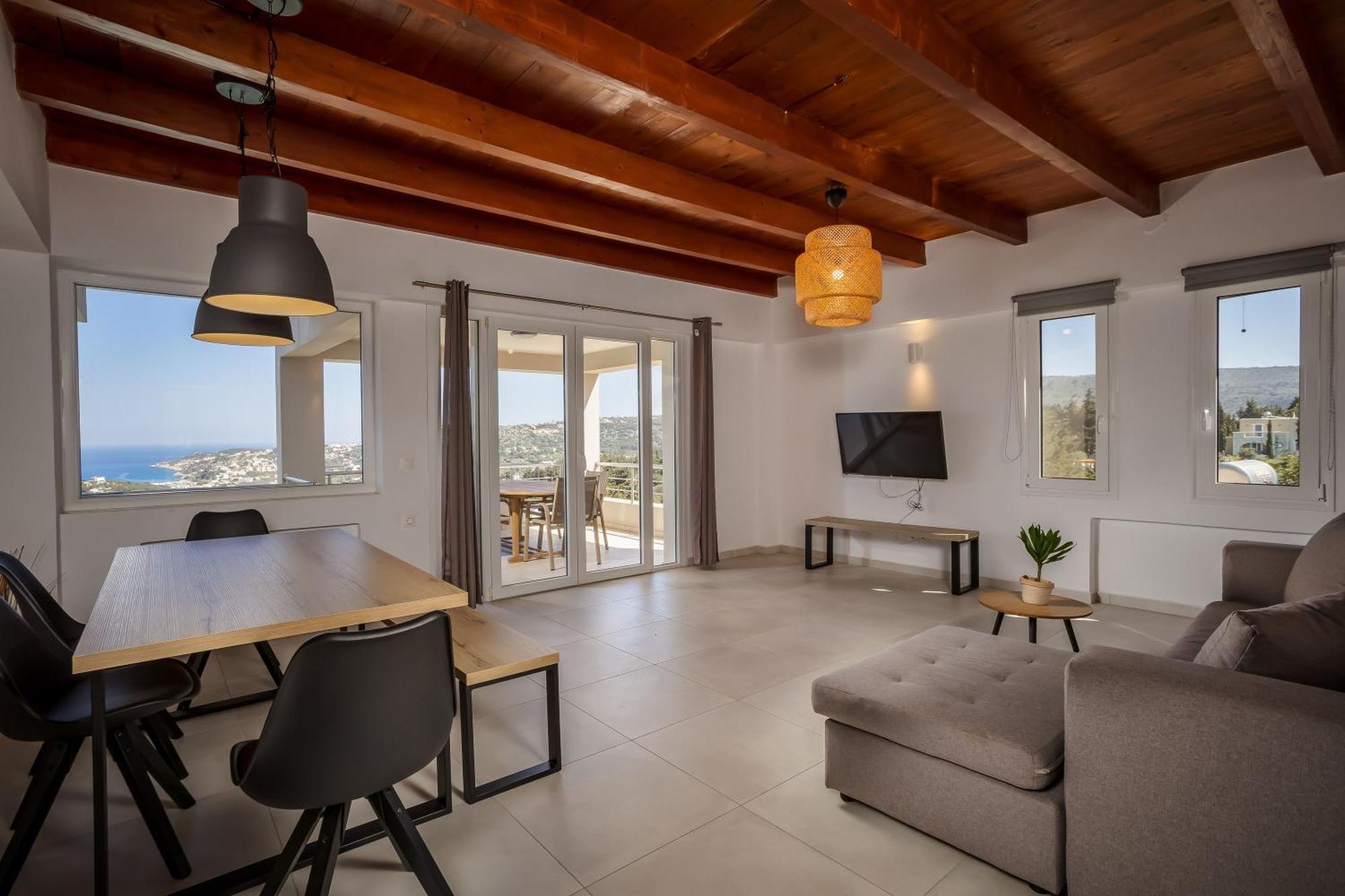 Villa Konstantinos Hilltop Vineyard Escape 알미리다 외부 사진