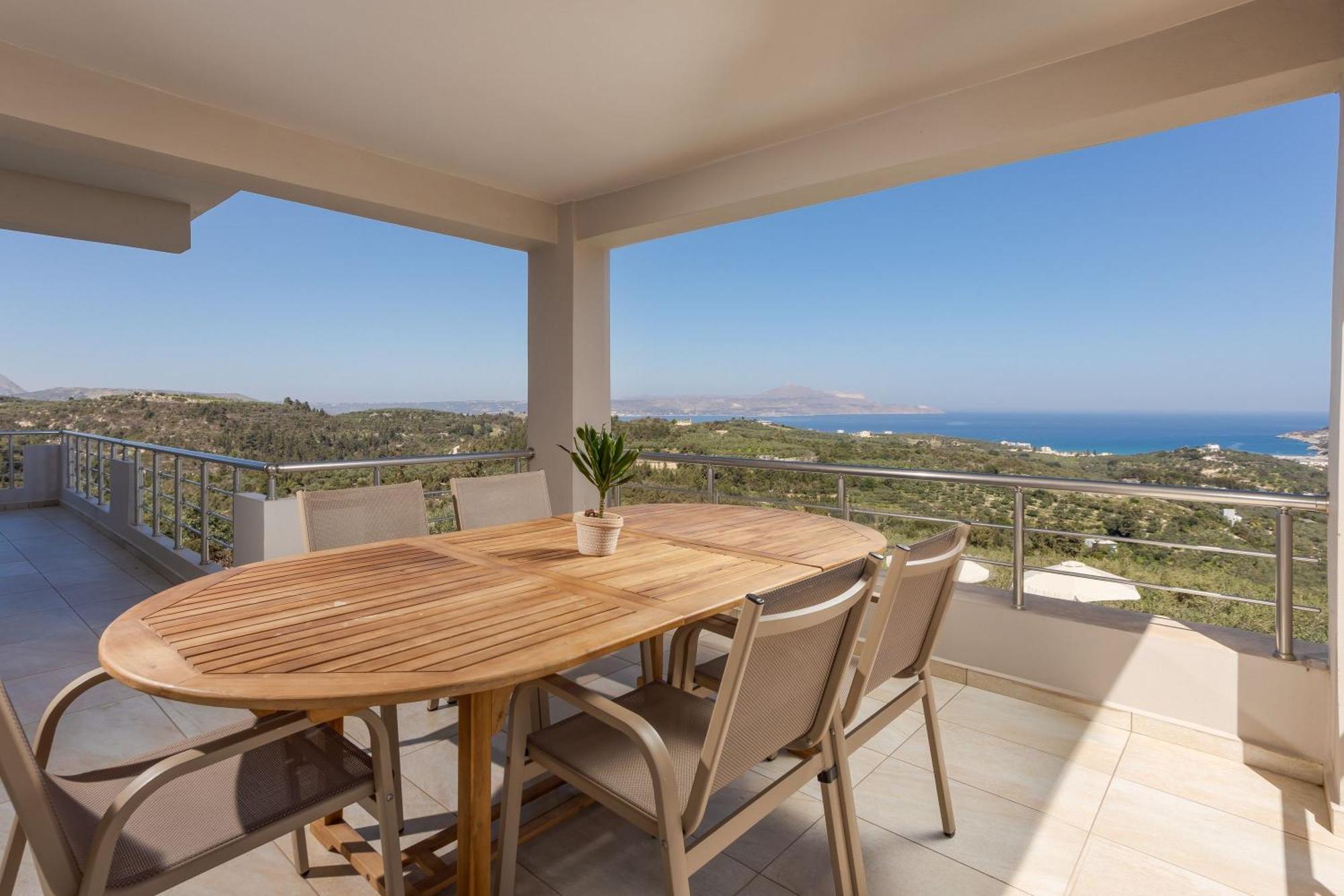 Villa Konstantinos Hilltop Vineyard Escape 알미리다 외부 사진