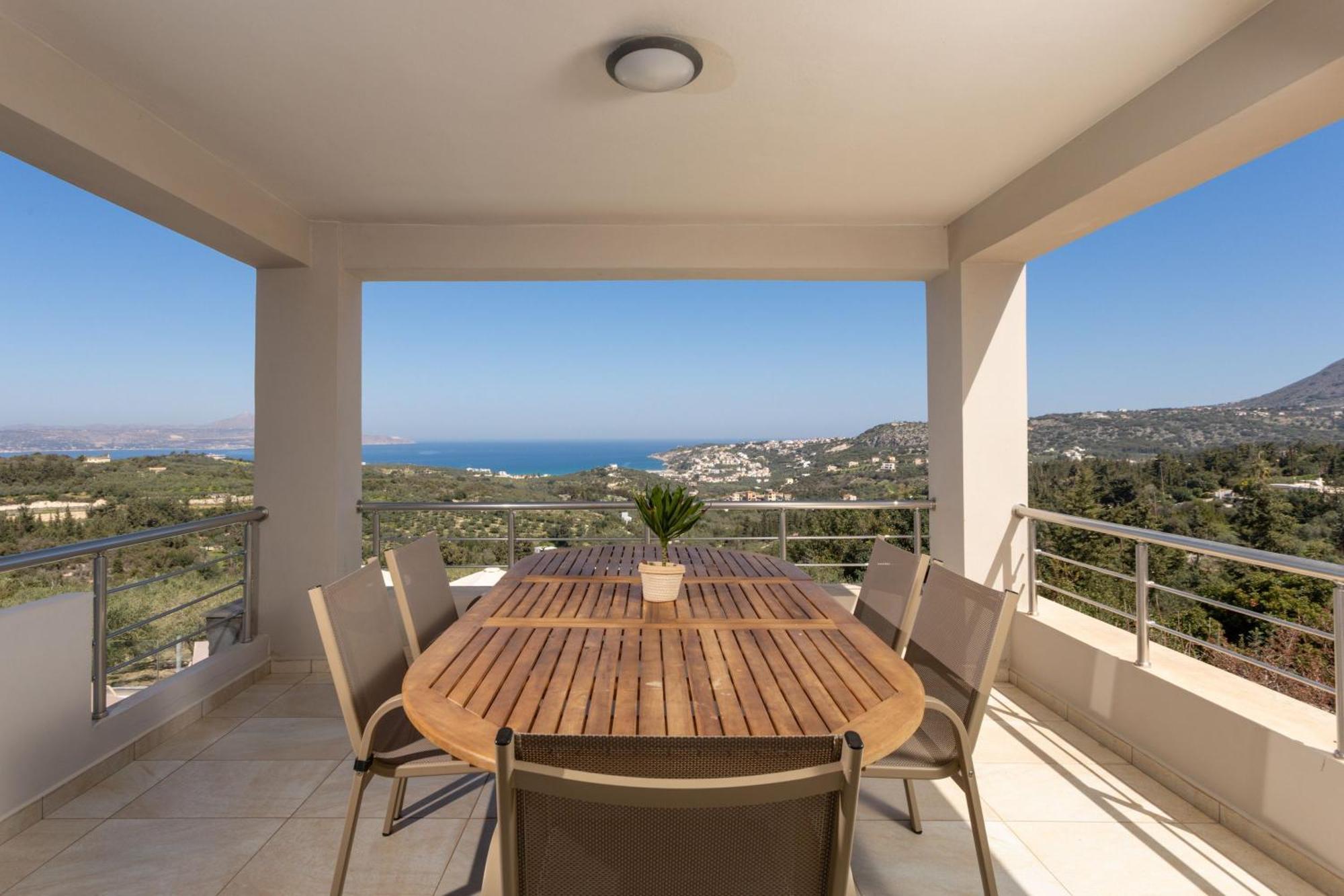 Villa Konstantinos Hilltop Vineyard Escape 알미리다 외부 사진