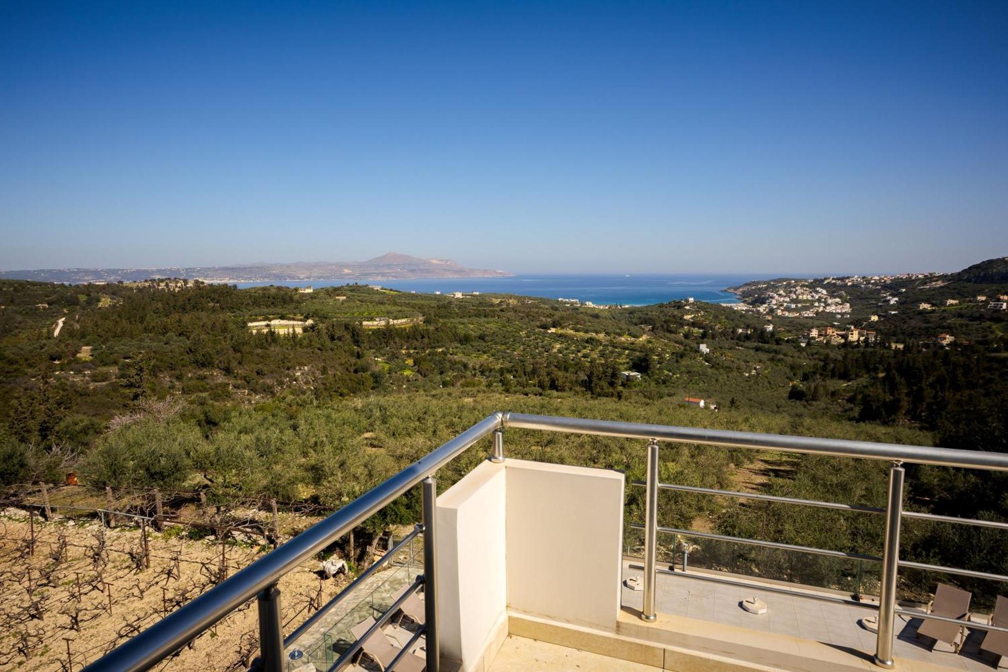 Villa Konstantinos Hilltop Vineyard Escape 알미리다 외부 사진