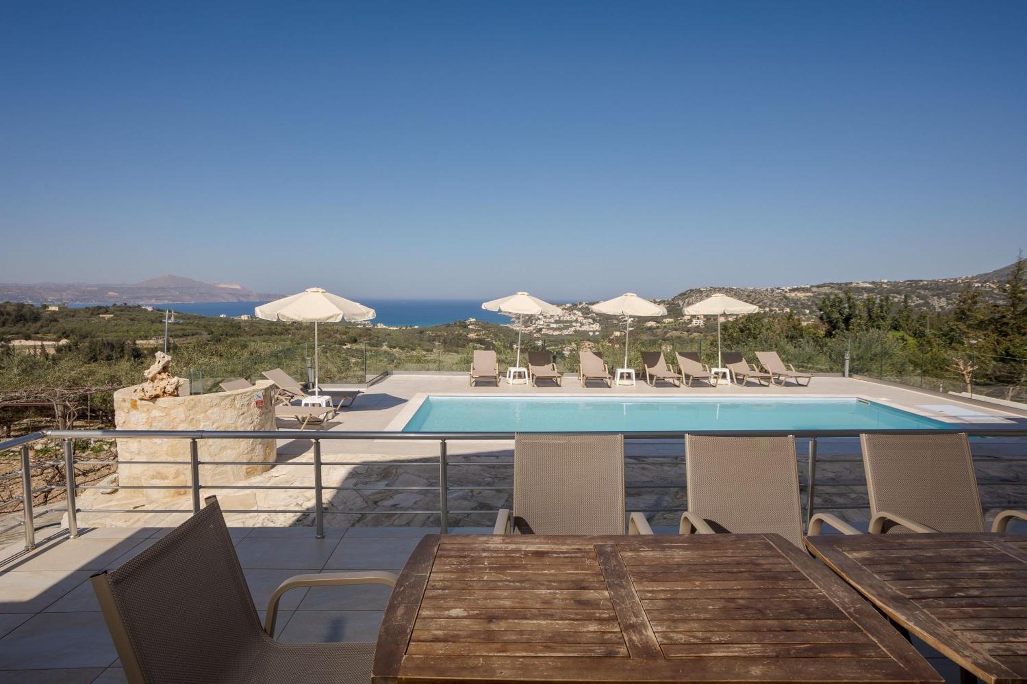 Villa Konstantinos Hilltop Vineyard Escape 알미리다 외부 사진