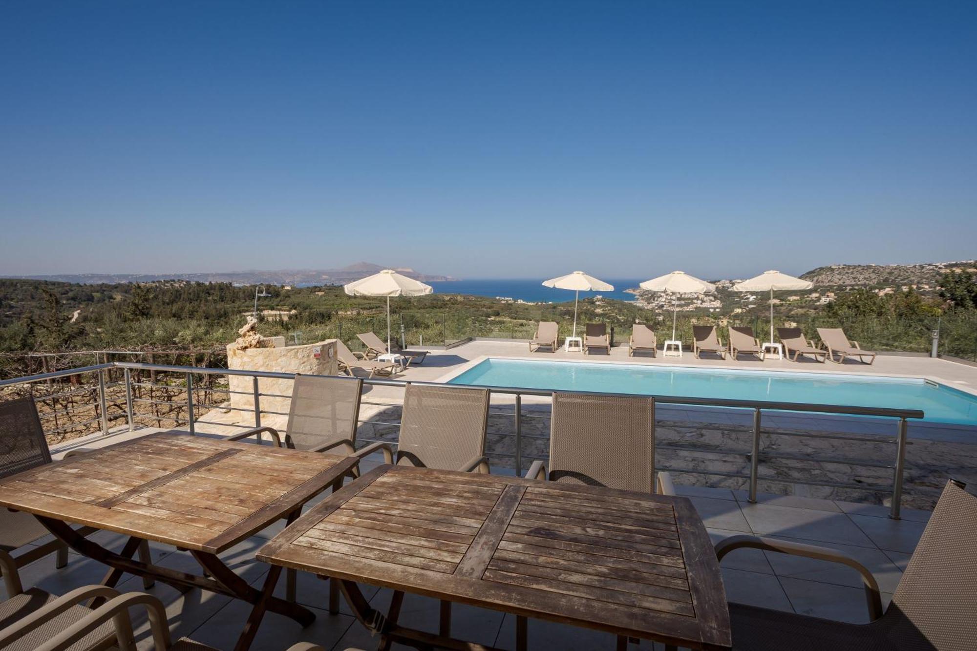 Villa Konstantinos Hilltop Vineyard Escape 알미리다 외부 사진